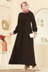 الفستان بني 7139BG354-MS - Thumbnail