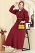 الفستان خمري 8008TEG847-MS - Thumbnail