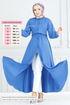 Dress 805OZN1046-MS Blue - Thumbnail