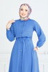 Dress 805OZN1046-MS Blue - Thumbnail