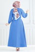 Dress 805OZN1046-MS Blue - Thumbnail