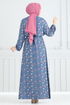 Dress 807OZN1046-MS Indigo - Thumbnail