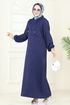Dress 814OZN1046-MS Navy Blue - Thumbnail