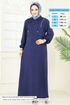 Dress 814OZN1046-MS Navy Blue - Thumbnail