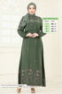 Dress 819OZN1046-MS Khaki - Thumbnail