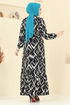 Dress 821OZN1046-MS Stone & Black - Thumbnail