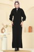 الفستان أسود 8341KL398-MS - Thumbnail