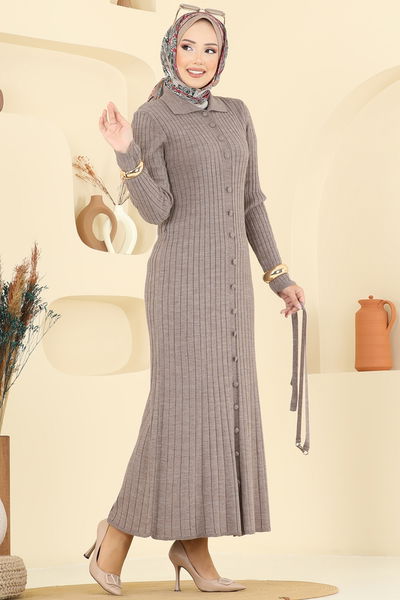 K.L. - الفستان بيج غامق 8361KL398-MS - 393528