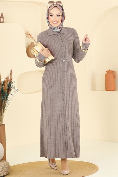 K.L. - الفستان بيج غامق 8361KL398-MS - 393532