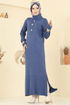 الفستان ازرق 8362KL398-MS - Thumbnail