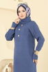 الفستان ازرق 8362KL398-MS - Thumbnail