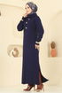 Dress 8362KL398-MS Navy Blue - Thumbnail