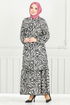Dress 836OZR1047-M Black - Thumbnail