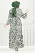 Dress 836OZR1047-M Khaki - Thumbnail