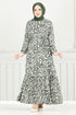 Dress 836OZR1047-M Khaki - Thumbnail