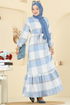 Dress 9010S324-MS Baby Blue - Thumbnail