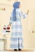 Dress 9010S324-MS Baby Blue - Thumbnail