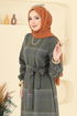 Dress 9010S324-MS Khaki - Thumbnail