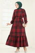 Dress 9010S324-MS Red - Thumbnail