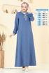 الفستان ازرق 9021S324-MS - Thumbnail
