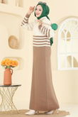 O.Z.N. - Dress 9051OZN1046-MS Latte