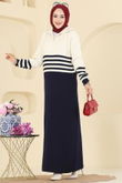 O.Z.N. - Dress 9051OZN1046-MS Navy Blue