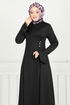 Dress 9141PL940-M Black - Thumbnail
