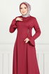 Dress 9141PL940-M Red - Thumbnail