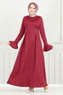 Dress 9141PL940-M Red - Thumbnail