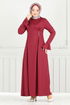 الفستان احمر 9141PL940-M - Thumbnail