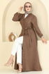Dress 9162PLK541-MS Brown - Thumbnail