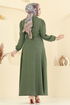 Dress 9162PLK541-MS Khaki - Thumbnail