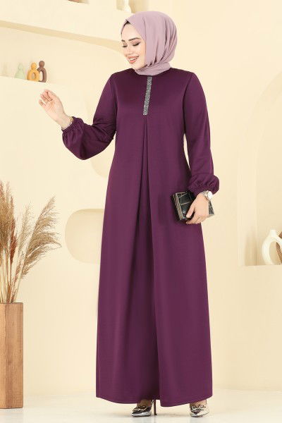 A.S.M. - Dress ASM2824-MS Damson