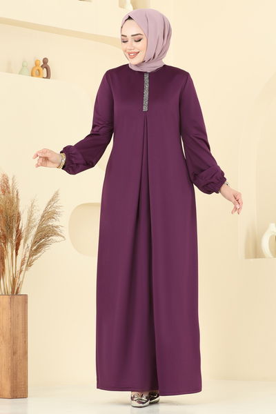 A.S.M. - Dress ASM2824-MS Damson - 385560