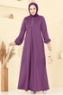 Dress ASM2824-MS Dark Lilac - Thumbnail