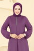Dress ASM2824-MS Dark Lilac - Thumbnail