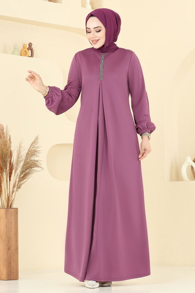 A.S.M. - Dress ASM2824-MS Dark Rose Dusky - 385568