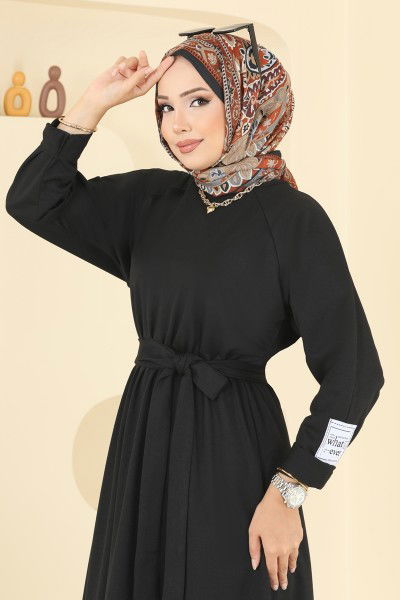 P.L. - Dress PL2828-MS Black