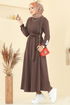 الفستان بني PL2828-MS - Thumbnail