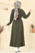 الفستان اخضر عفني PL2828-MS - Thumbnail