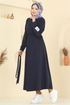 Dress PL2828-MS Navy Blue - Thumbnail