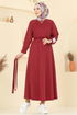 الفستان احمر PL2828-MS - Thumbnail