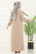 الفستان بيج PL9124-MS - Thumbnail