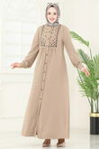 P.L. - الفستان بيج PL9124-MS