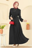 P.L. - Dress PL9173-MS Black
