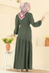 Dress PL9173-MS Khaki - Thumbnail