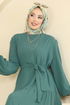 الفستان أخضر باهت PL9173-MS - Thumbnail
