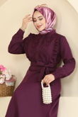 P.L. - Dress PL9184-MS Damson