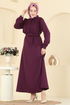 Dress PL9184-MS Damson - Thumbnail