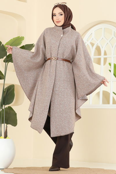 A.N.T. - Düğme Detaylı Tüvit Panço 1453ANT466-MS Vizyon - 412512